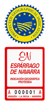 Asparagus from Navarra, Spain (PGI)