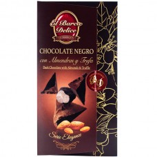 Dark Chocolate with Almonds and Truffle - El Barco Delice (100 g)