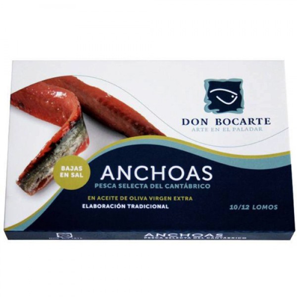 Anchovies in Extra Virgin Olive Oil (10/12) Don Bocarte (120 g)