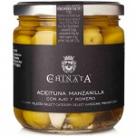 Manzanilla Olives with Garlic & Rosemary - La Chinata