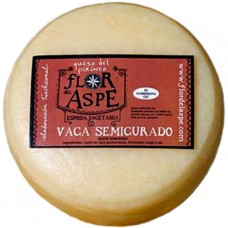 Semi-Cured Cow Cheese - Flor del Aspe
